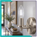 Foco tipo vela filamento LED (VEFILED4E12/LD)