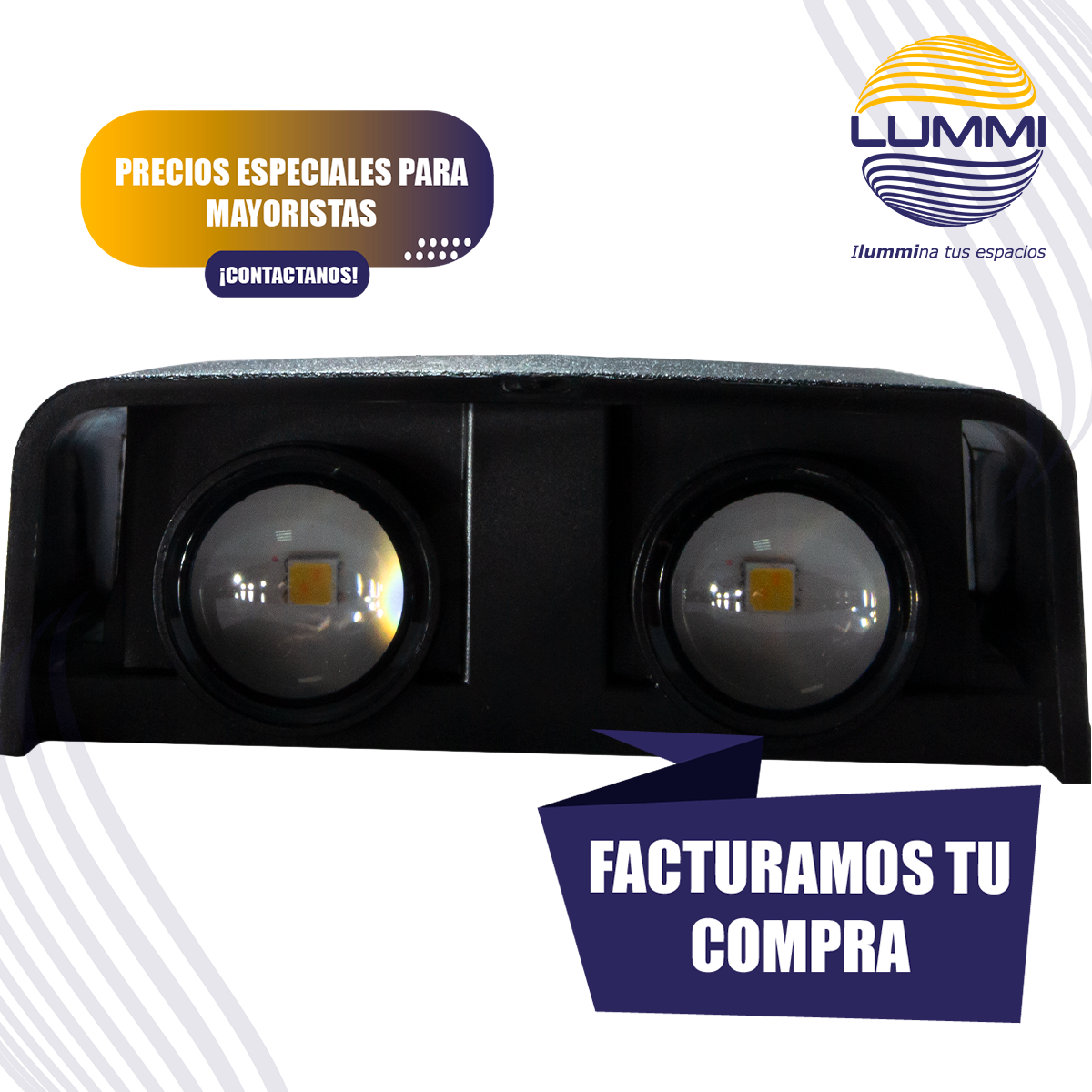 Arbotante de pared de 5W - 4 luces (1372)