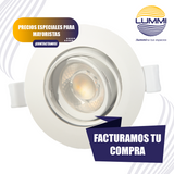 Luminaria LED dirigible de empotrar redonda de 7W (1610)