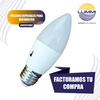 FOCO TIPO VELA 3 TONALIDADES DE LUZ (VESMD7CCT)