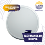 Luminaria LED de empotrar o sobreponer 18W BLANCO (EMSMD18/BL)