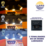 Luminaria LED empotrable con distribución telescópica de 26W (1424)