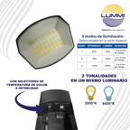Luminaria led con panel solar (SOL2LED)