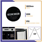 Arbotante de forma circular de 15W (1044)