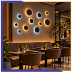 Luminario LED circular de pared de 12W (1220)
