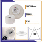 Luminario LED circular de pared de 12W (1225)