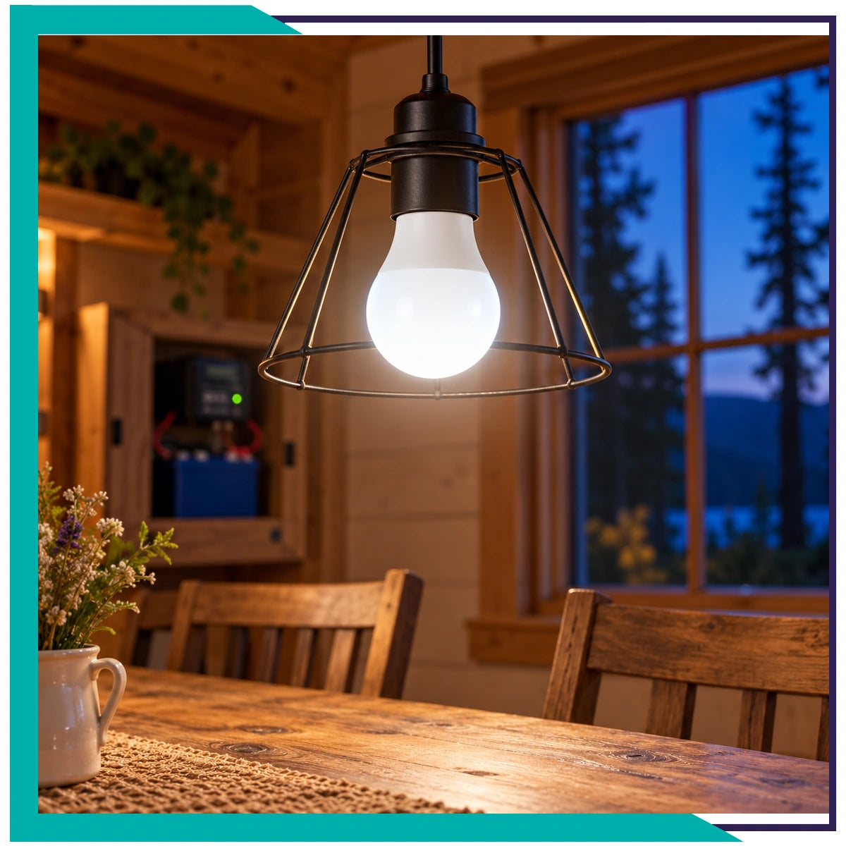 Foco LED 9W para panel solar (12A60LED9/LD)