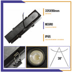 Luminaria LED empotrable con distribución telescópica de 40W (1436)