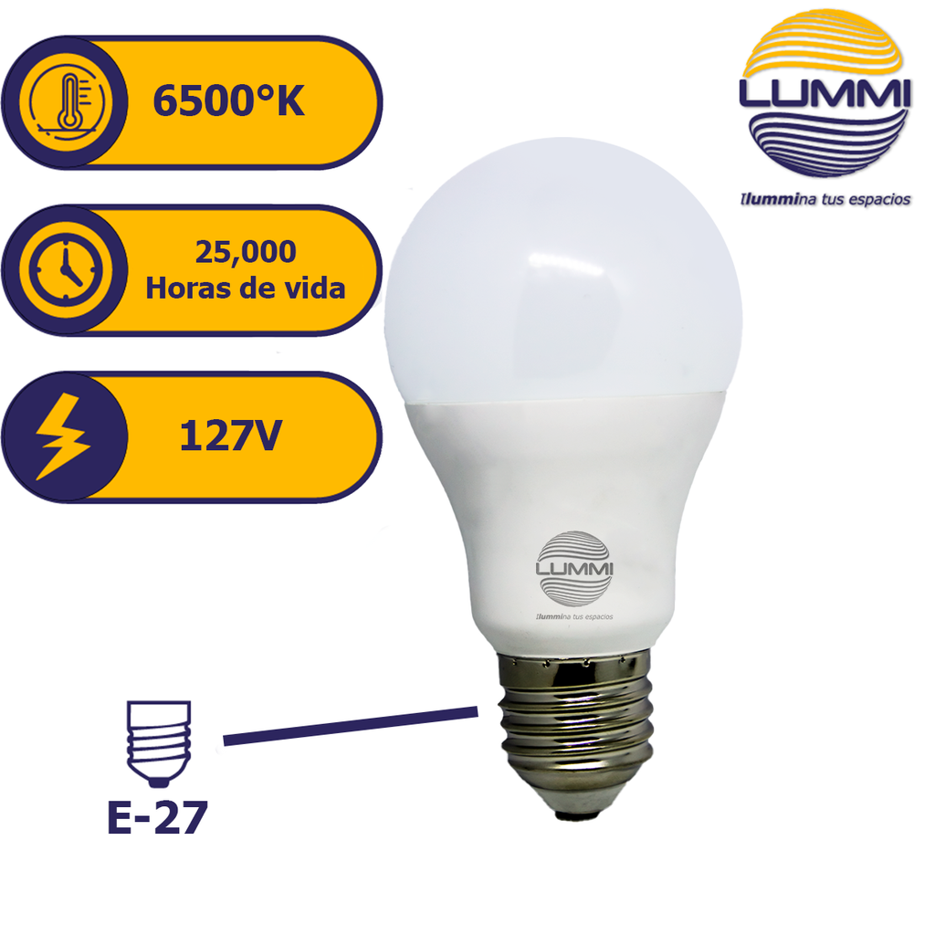 Lámpara tipo bombilla A60 LED dimmeable de 9W (A603DIM9/LD)