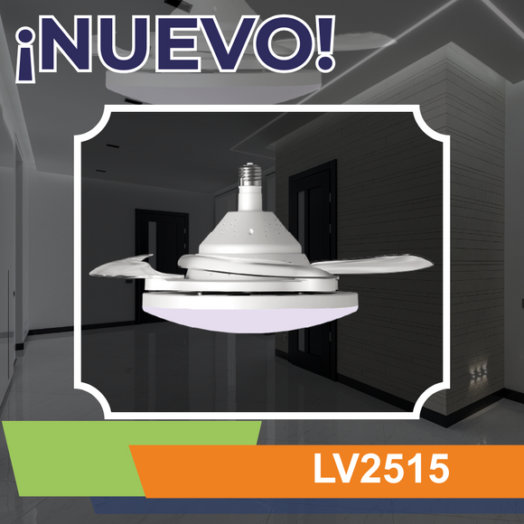 Lámpara led con ventilador invisible de 40w (LV2515)