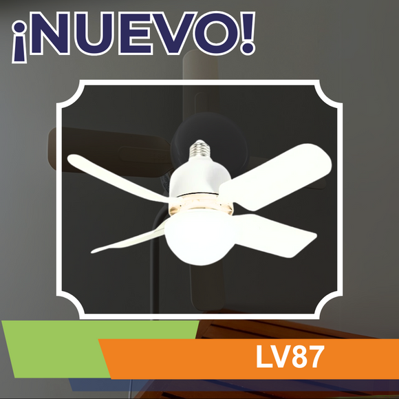 Lámparas led con ventilador de 15w (LV87)