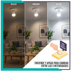 Lámpara tipo bombilla A60 LED dimmeable de 9W (A603DIM9/LD)