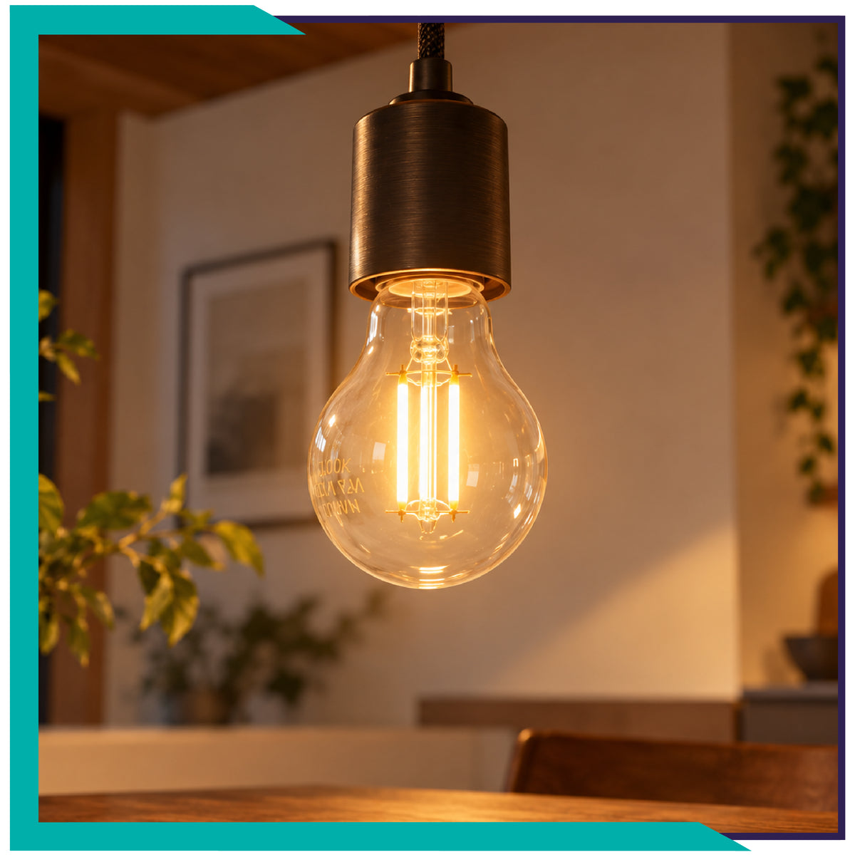 Lámpara LED de filamento A60 dimmeable de 4W (A60DIM4/BC)