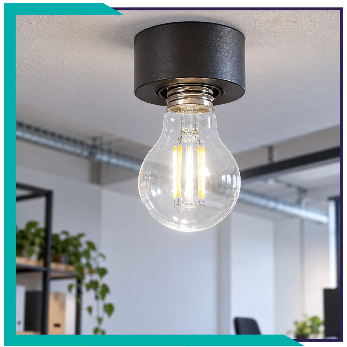Lámpara LED de filamento A60 dimmeable de 4W (A60DIM4/LD)