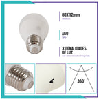 FOCO TIPO A-60 3 TONOS DE LUZ (A60SMD9CCT)