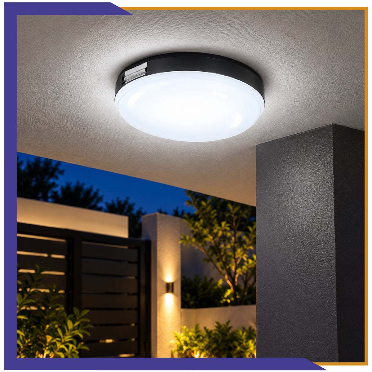 ARBOTANTE LED REDONDO NEGRO (ARRE15LED/NE)