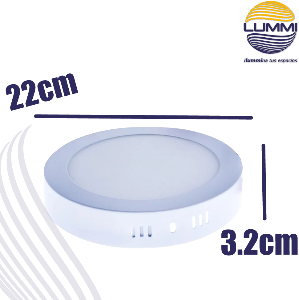 Panel circular de LED 12W  (SOLE12/BC)