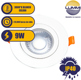 Luminario LED SMD 9W dirigible empotrable (EMSMD9/BC)
