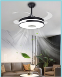 Lámpara led con ventilador invisible y bocina de 72w (LVB50203/NE)
