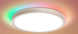 Luminaria circular LED 2 en 1, de sobreponer de 16W (SOLE16/LD+COL)
