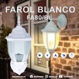 Farol blanco E26 (FA80/BL)