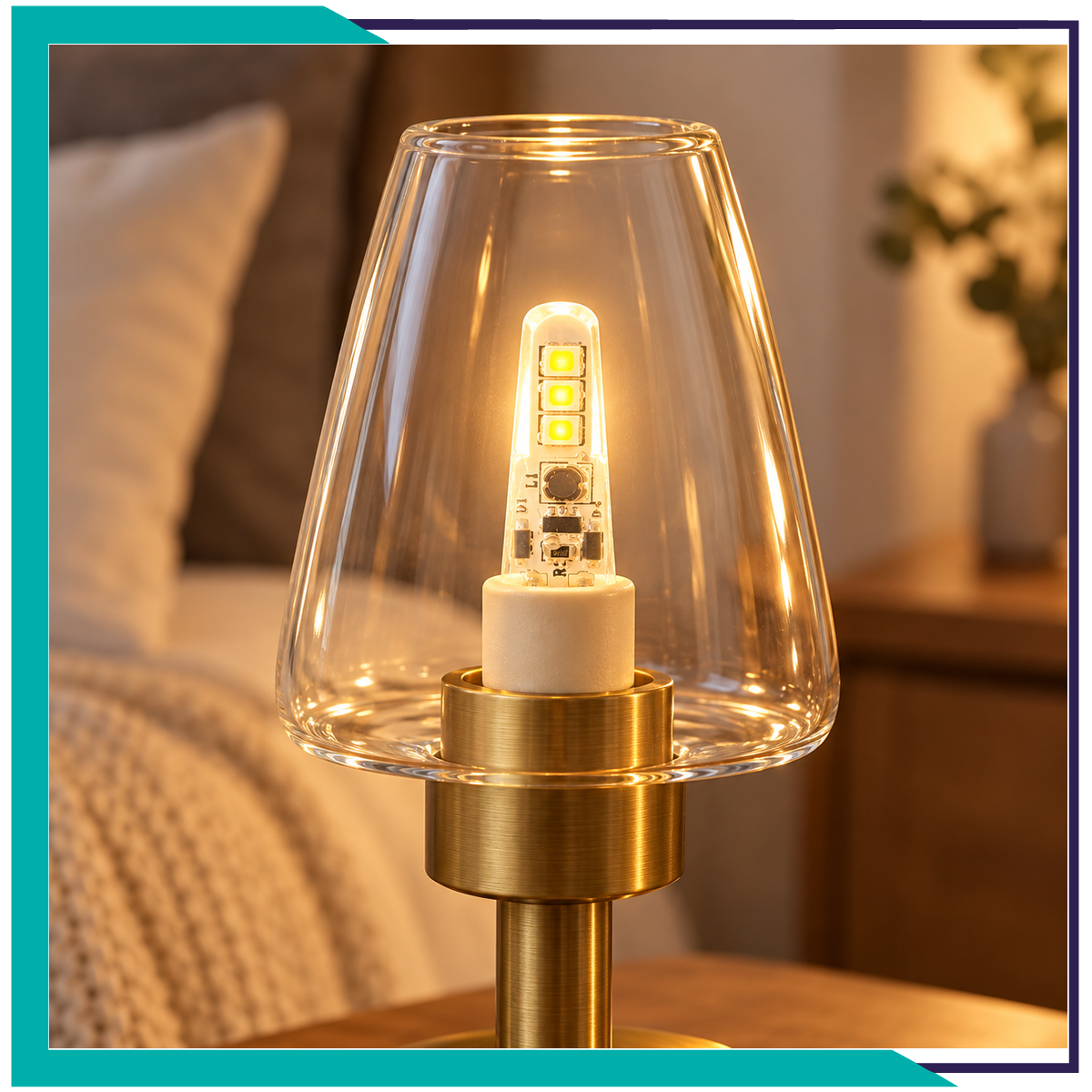 Foco cacahuate LED 2W (G4LED2/BC)