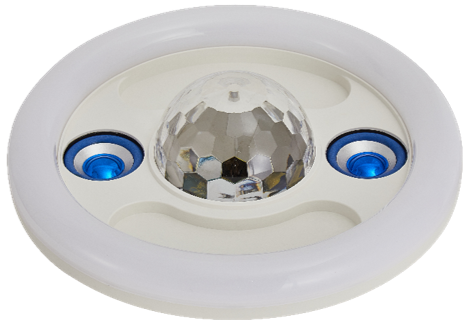 Lámpara LED multicolor con bocina y estrobo de 36W  ( LBS305 )