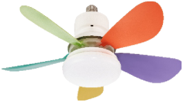 Lámparas led con ventilador de 22w (LV1210 y LV1210/COL)