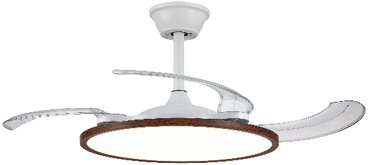 Lámpara led con ventilador invisible de 75w (LV5520/BL, LV5520/NE, LV5520/MA)