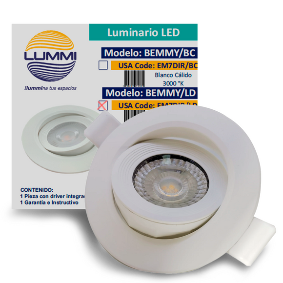 Luminaria LED de empotrar (EM7DIR/LD)