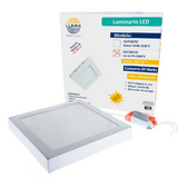 Panel cuadrado  LED para sobreponer ( CUT24/LD)