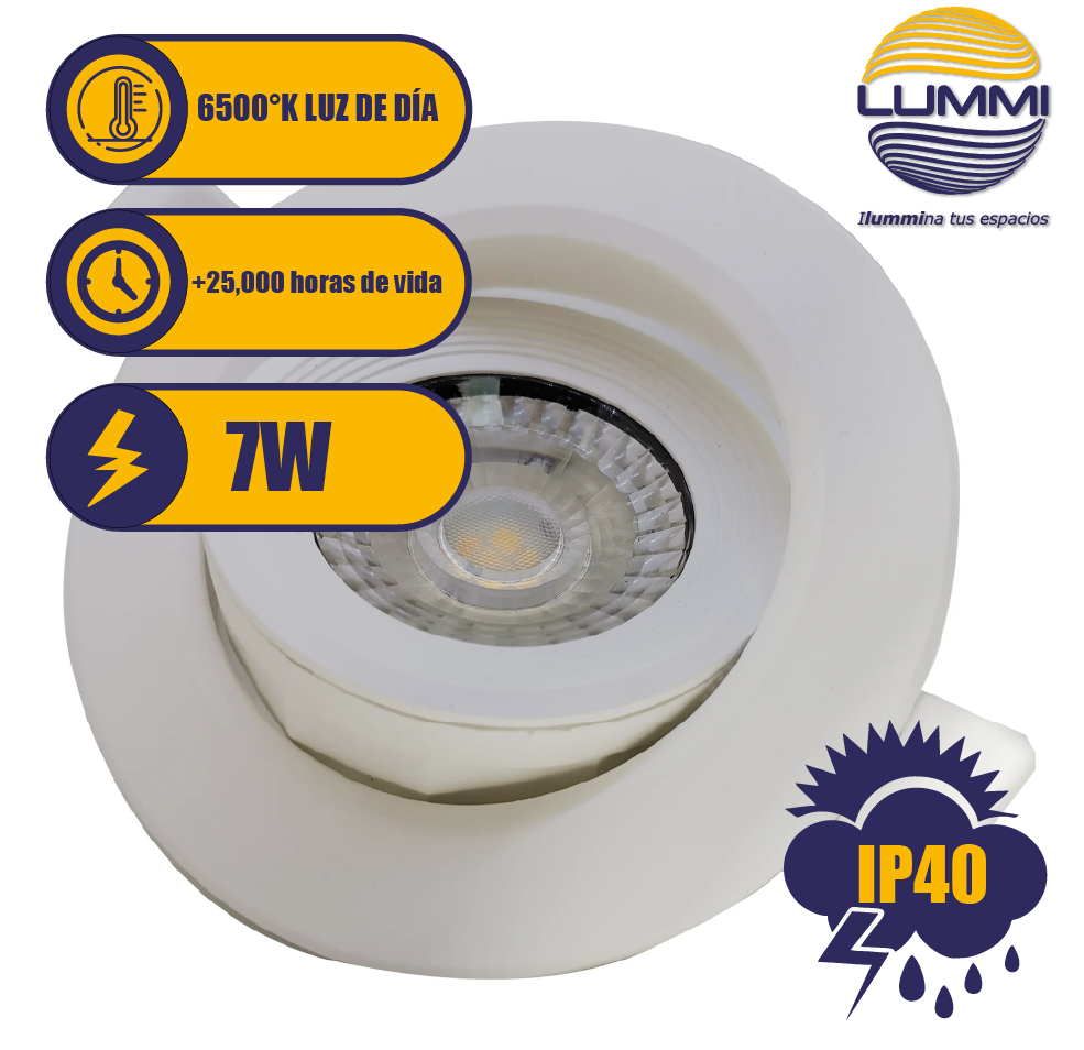 Luminaria LED de empotrar (EM7DIR/LD)