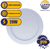 Panel circular LED 20W Empotrable ULTRA DELGADO  (MP20/LD)