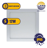 Panel cuadrado de LEDS para sobreponer (CUT12/LD)