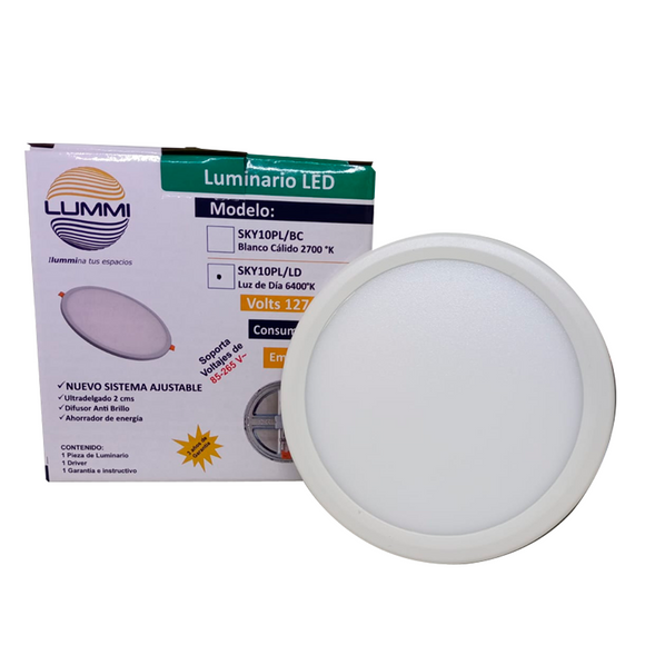 Panel circular LED 10W Empotrable LD (SKY10PL/LD)