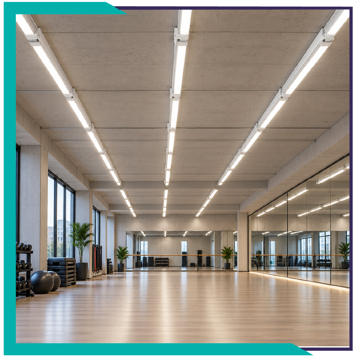 Luminario LED lineal linkeable 5CCT (LI5C120)