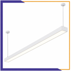 Luminaria LED de sobreponer o colgar blanca de 36W (LL36CCT/BL)