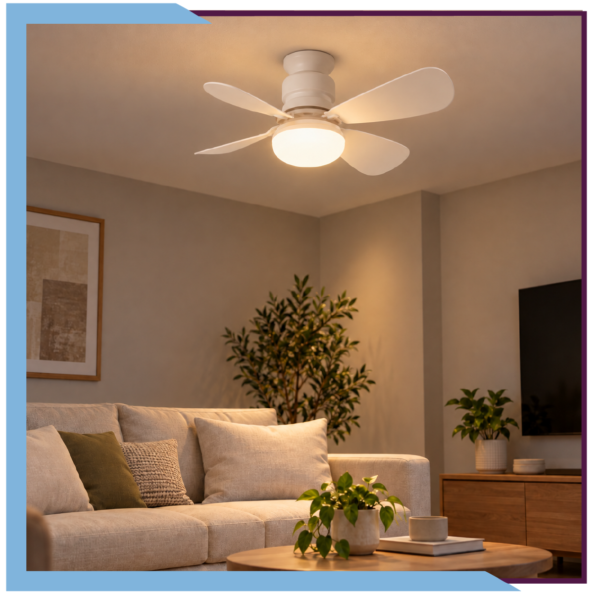 Lámparas led con ventilador 22w (LV1210 y LV1210/COL)