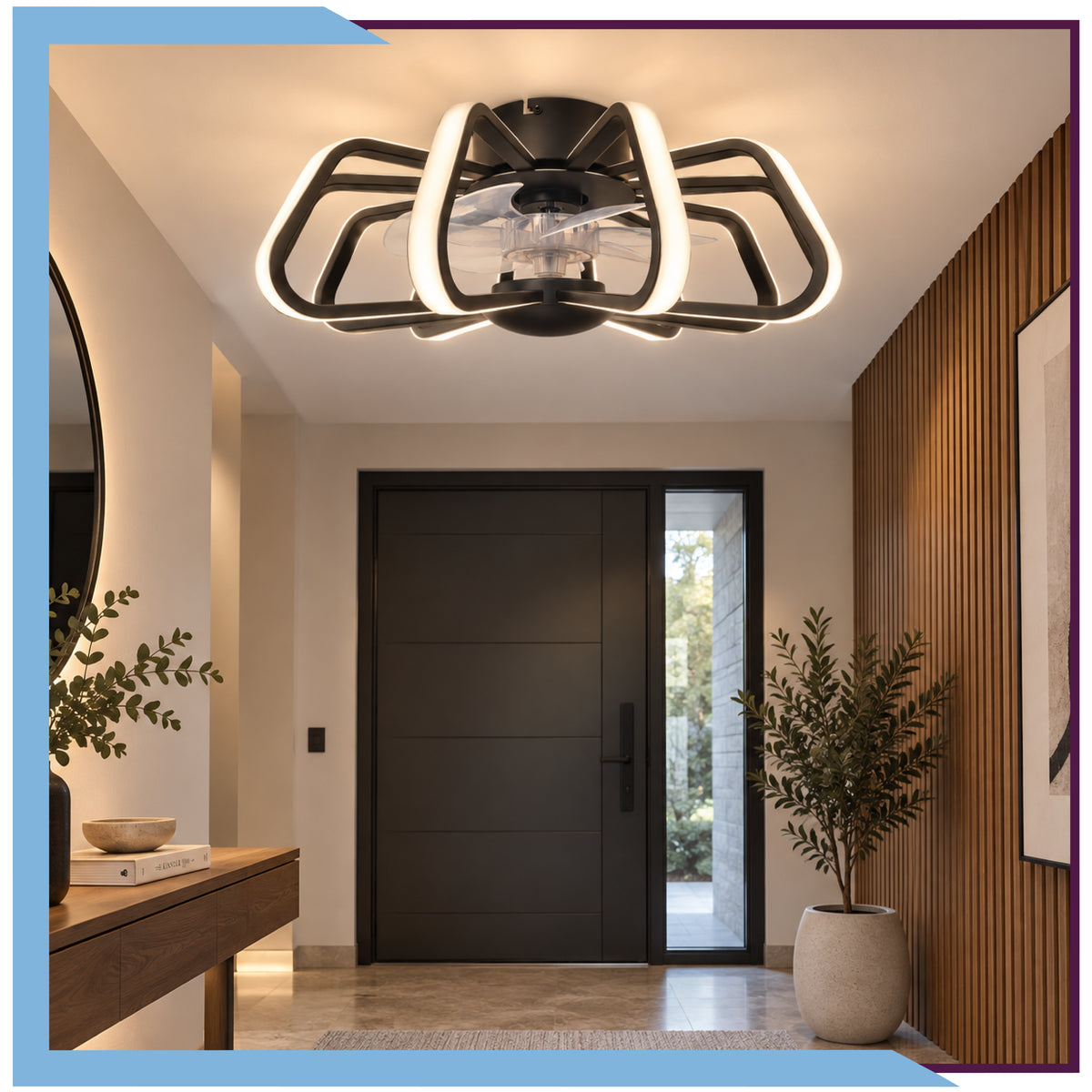 LUMINARIO LED CON VENTILADOR (LV4015)