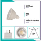 Lámpara LED dimeable MR16 GU5.3/GX5.3 de 7W (MR167DIM/LD)