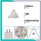 Foco MR16 SMD 7W GX5.3 (MR16SMD7C/LD)