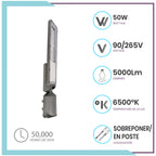 Luminario alumbrado público LED suburbano IP65 (PALED50)