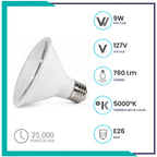 Lámpara LED Grolux PAR30 E26 de 9W (PAR30LED9/GR)