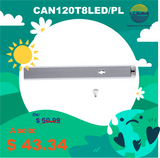 Canaleta para tubo T8 de LED (CAN120T8LED/PL)