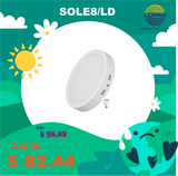 Panel circular de LEDS para sobreponer (SOLE8/LD)