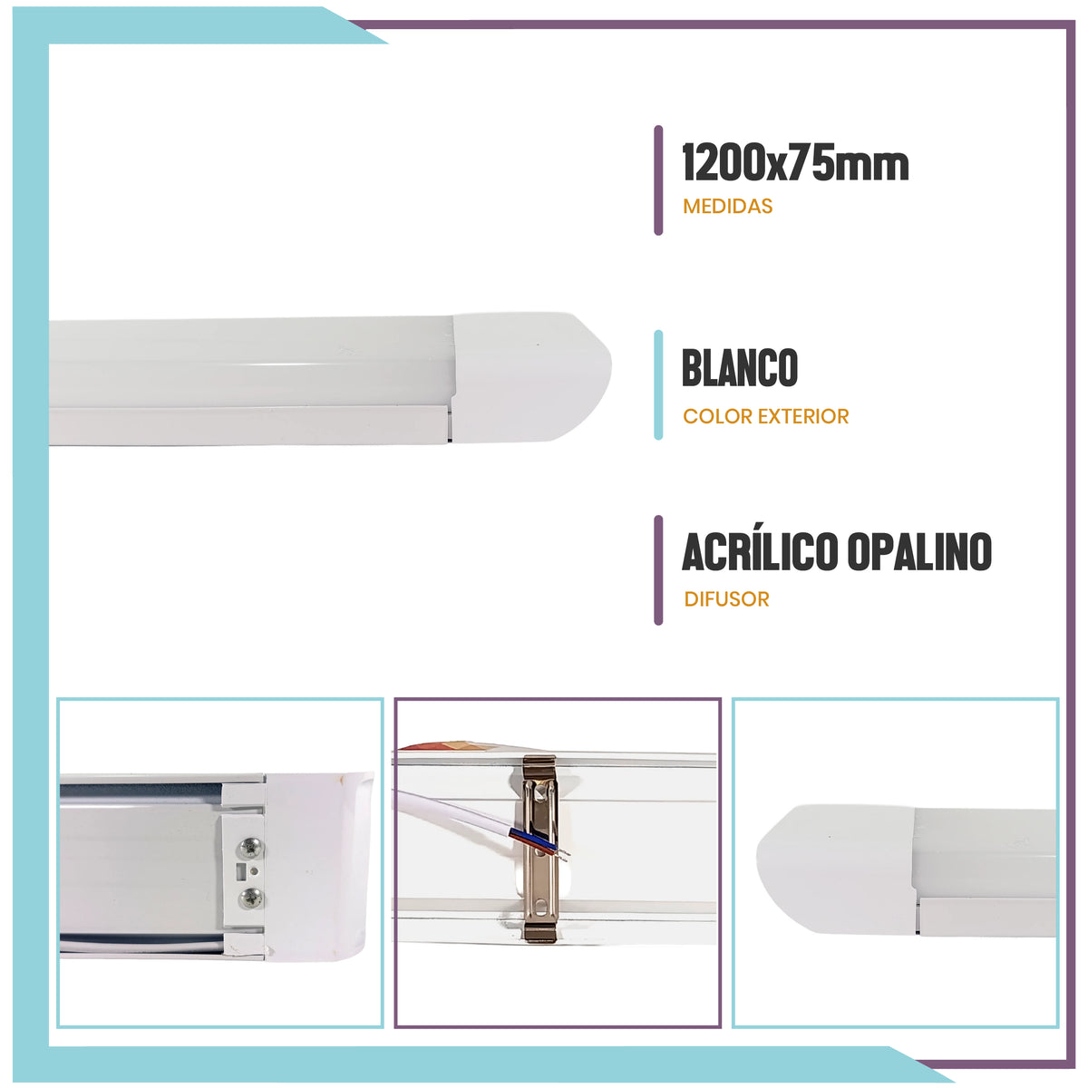 Lámpara LED 54W 90/265V  (REK54LED/LD)