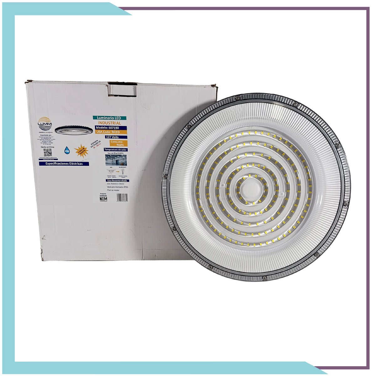 Luminario industrial LED IP65 (RILED200)
