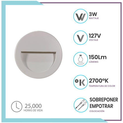 Aplique de pared luz de cortesía (RP3BL/BC)