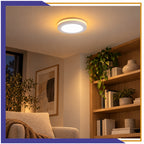 Luminaria circular LED 2 en 1, de sobreponer de 16W (SOLE16/LD+BC)