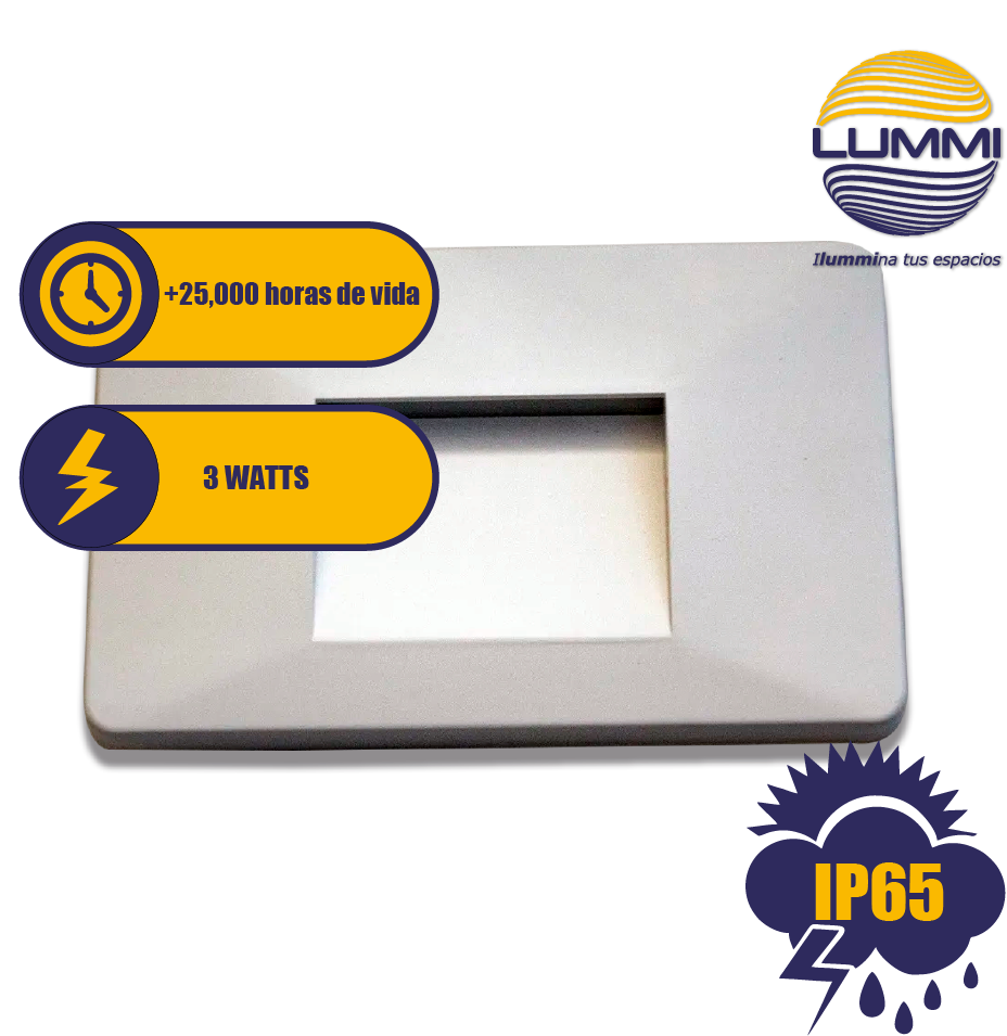 Luminario de cortesía LED 3W (WL3BL/BC)